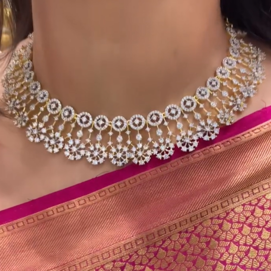 White Stone Necklace